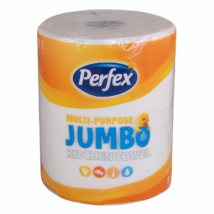 PERFEX Papírtörlő 1tek. 2rétegű 150lap JUMBO BONI (lila/sárga)
