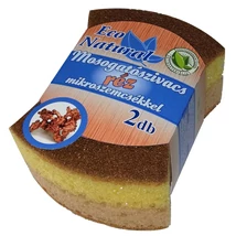 ECO NATURAL Mosogatószivacs 2db RÉZ MIKROSZEMCSÉKKEL