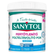 Sanytol Folteltávolító por 450g FERTŐTLENÍTŐ FEHÉR RUHÁKHOZ