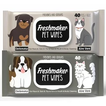 FRESHMAKER Nedves törlőkendő 40lap KUTYA&MACSKA