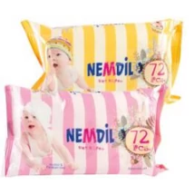 NEMDIL Nedves törlőkendő 72lap BABY