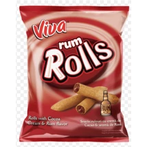 VIVA Choco Rolls 100g KAKAÓS-RUMOS KRÉMMEL TÖLTVE(301)