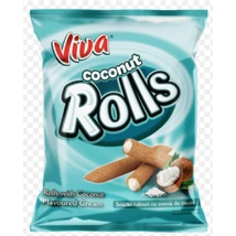 VIVA Choco Rolls 100g KÓKUSZOS KRÉMMEL TÖLTVE(318)