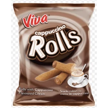 VIVA Choco Rolls 100g CAPUCCINÓS KRÉMMEL TÖLTVE(295)
