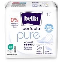 BELLA Perfecta Eü.betét 10db-os PURE NORMAL BE-013-RW10-W20