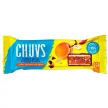 CHUVS gyümölcsszelet 30g PIRÍTOTT MOGYORÓVAL, SÁRGABARACK
