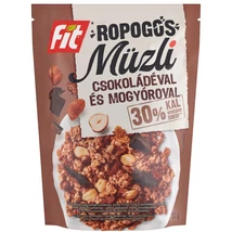 FIT Müzli 200g ROPOGÓS, CSOKOLÁDÉVAL ÉS MOGYORÓVAL