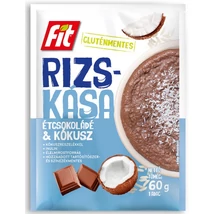 FIT Rizskása GLUTÉNMENTES 60g ÉTCSOKOLÁDÉS, KÓKUSZRESZELÉKKEL