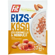 FIT Rizskása GLUTÉNMENTES 60g SÓS VAJKARAMELLÁVAL ÉS MANDULÁVAL