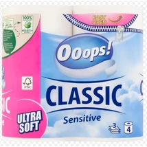OOOPS! CLASSIC Eü.papír 4tek. 3rétegű 140lap SENSITIVE