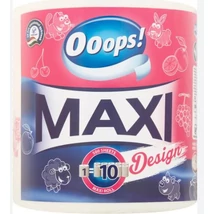 OOOPS! Papírtörlő 1tek. 2rétegű 500lap MAXI DESIGN (mintás)
