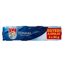 EVA Tonhal Steak 4dbx80/52g  NÖVÉNYI OLAJBAN