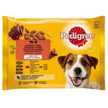 PEDIGREE Kutyaeledel nedves 4x100g ADULT MARHA-BAROMFI (191)