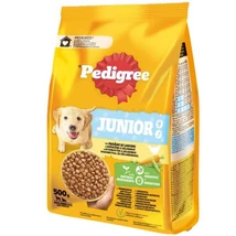 PEDIGREE Kutyaeledel száraz 500g JUNIOR MEDIUM BAROMFI ÉS ZÖLDSÉGGEL