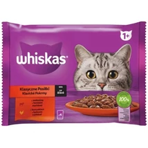 WHISKAS Macskaeledel nedves 4x85g MARHA-CSIRKE VÁLOGATÁS MÁRTÁSBAN (638/621)