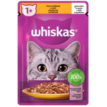 WHISKAS Macskaeledel nedves 85g CSIRKE (879)