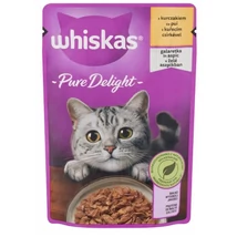 WHISKAS Macskaeledel nedves 85g PURE DELIGHT, CSIRKE ASZPIK (422)