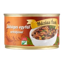 HÁZIAS ÍZEK Zöldséges egytál 400g SERTÉSHÚSSAL