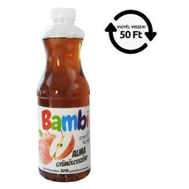 BAMBI DRS! Gyümölcsszörp 1l 50% -os ALMA ÉDESÍTŐSZERREL