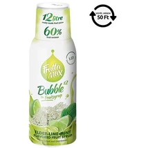 FRUTTAMAX DRS! Szörp 500ml BUBBLE12 BODZA-LIME-MENTA