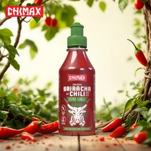 CHIMAX Chili Szósz 250ml EXTRA FOKHAGYMÁVAL (zöld)