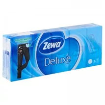ZEWA Papírzsebkendő 3rétegű 10x10db DELUXE FEHÉR/BLOSSOM