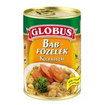 GLOBUS Babfőzelék 400g KOLBÁSSZAL