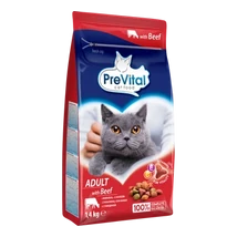 PreVital Száraz Macskaeledel 1,4 kg MARHA FELNŐTT