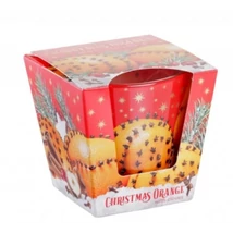 TWID PRÉMIUM Illatgyertya 115g POHARAS CHRISTMAS SPICES CINNAMON&APPLE-ORANGE (382-204)