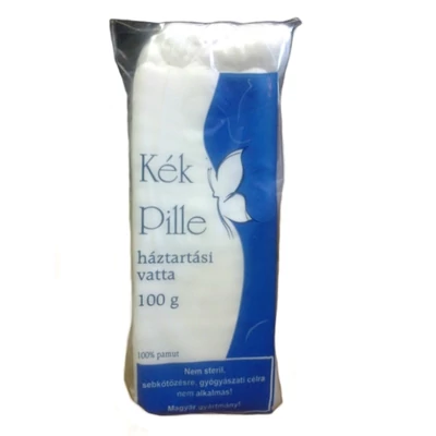 KÉK PILLE Vatta 100g PAMUT 100%