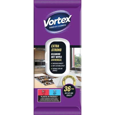 VORTEX Törlőkendő 48db KUPAKOS ERŐS HÁZTARTÁSI (0720)