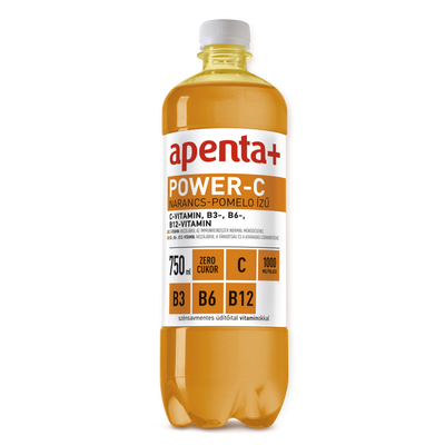 APENTA+ Funkcionális ital 750ml POWER-C (Narancs-Pomelo)