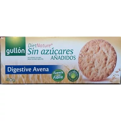 GULLON DIGESTIVA AVENA Keksz 410 g HOZZÁADOTT CUKOR NÉLKÜL