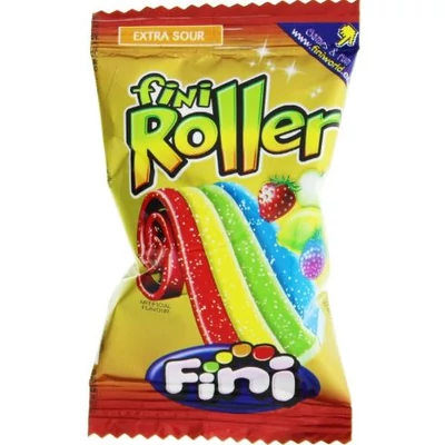 FINI ROLLER 20g Gumicukor SZIVÁRVÁNY