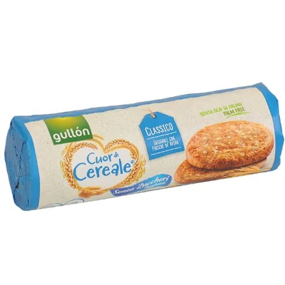 GULLON CEREALE Gabonakeksz 280g ROSTBAN GAZDAG CUKOR NÉLKÜL (kék)