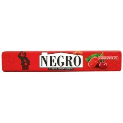 NEGRO STICK Töltött Keménycukor 45g CSERESZNYE 