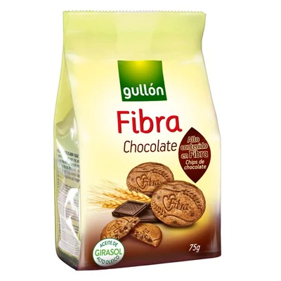 GULLON MINI FIBRA CSOKIS KEKSZ 75g