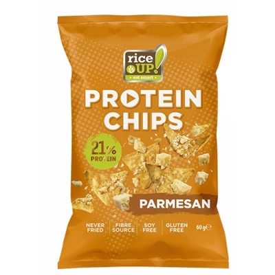RICE UP PROTEIN Chips 60g PARMEZÁNNAL
