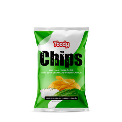 FOODY Chips 40g HAGYMÁS-TEJFÖLÖS ÍZŰ