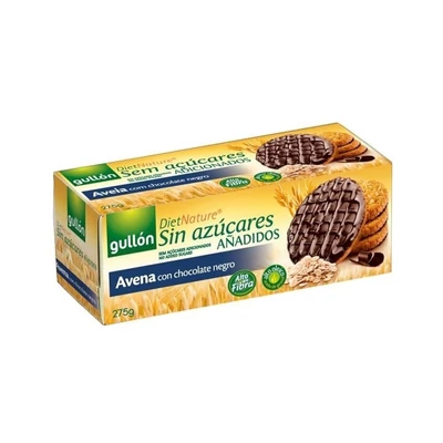 GULLON AVENA Zabkeksz 275g ÉTCSOKIS HOZZÁADOTT CUKOR NÉLKÜL
