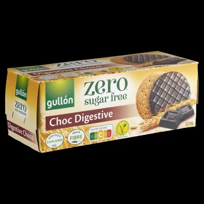 GULLON DIGESTIVE CHOCO Keksz 270g KORPÁS CSOKOLÁDÉBA MÁRTOTT