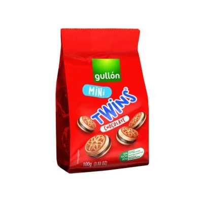 GULLON MINI TWINS CSOKIS KEKSZ 100g (piros)