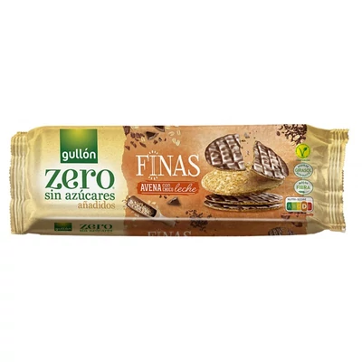 GULLON FINAS Zabkeksz 150g ZERO TEJCSOKIS AVENA CON CHOCO LECHE (világos b.)