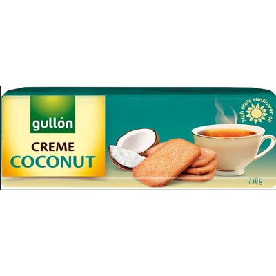 GULLON CREME COCONUT Keksz 250g KÓKUSZOS