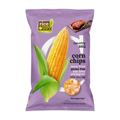 RICE UP KUKORICA Chips 60g BARBECUE ÍZŰ