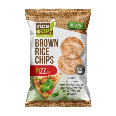 RICE UP Chips 60g PIZZA ÍZŰ