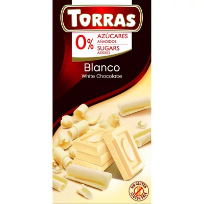 TORRAS fehércsoki 75g HOZZÁADOTT CUKOR NÉLKÜL