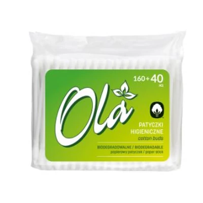 OLA Fültisztító 160+40db UTÁNTÖLTŐ BIOLÓGIAILAG LEBOMLÓ
