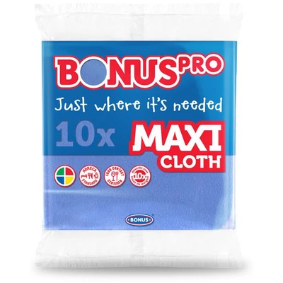BONUS Törlőkendő 10db ÁLTALÁNOS PRO MAXI KÉK (B259)
