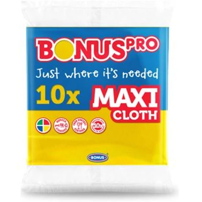 BONUS Törlőkendő 10db ÁLTALÁNOS PRO MAXI SÁRGA (B297)